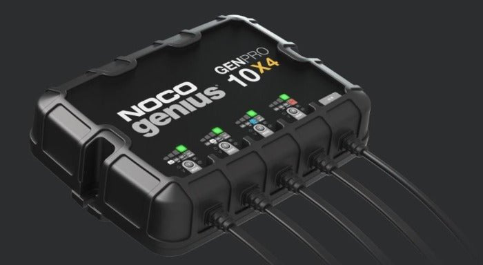 NOCO 12v Battery Charger 40am 4 Bank Auto On/Off For All Battery Types GenPro 10x4 - Battery World