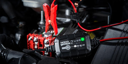 NOCO Genius2 Portable Automatic Battery Charger/Maintainer — 6/12 Volt, Model: GENIUS2 - Battery World