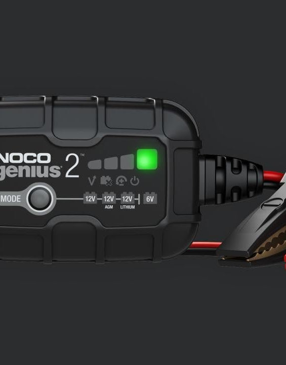 NOCO Genius2 Portable Automatic Battery Charger/Maintainer — 6/12 Volt, Model: GENIUS2