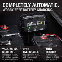 Noco GenPro10x2 On-Board Battery Charger 2-Bank 20-Amp -Smart Battery Maintainer and Charger - Battery World