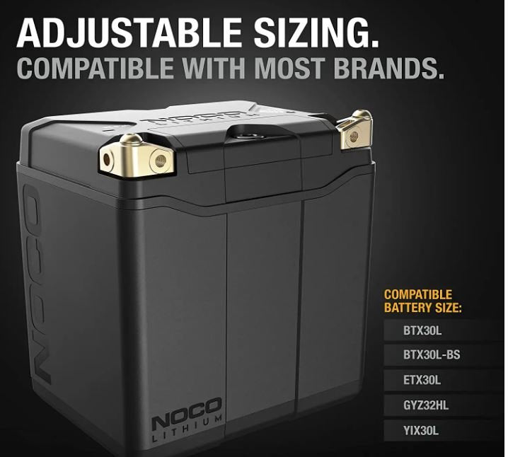 Noco NLP30 12v 700A Universal Powersport Lithium Battery Bci Group size 30 - Battery World