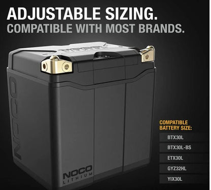 Noco NLP30 12v 700A Universal Powersport Lithium Battery Bci Group size 30 - Battery World