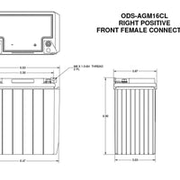 ODS-AGM16CL PC625 12v Battery Odyssey Extreme Series - Battery World