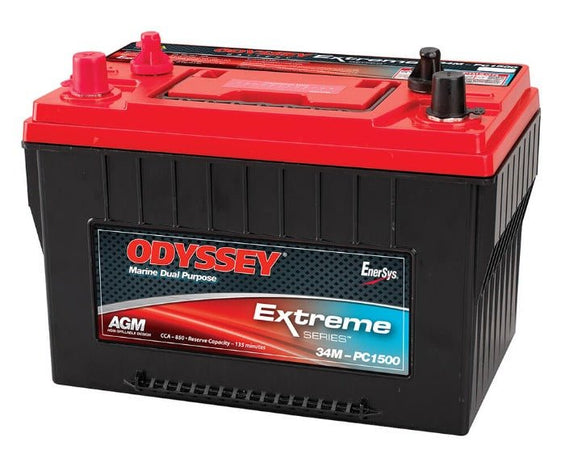 Odyssey Battery ODX-AGM34M PC1500 Odyssey 850cca- 65ah