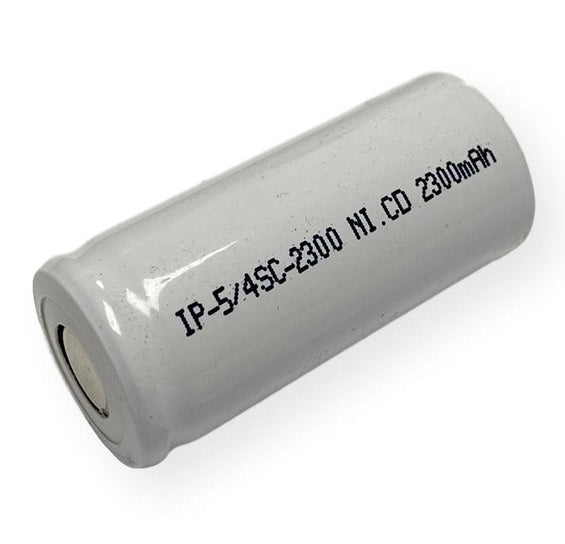 Power Pro 5/4 Sub C 2300mAh Ni-Cd Flat Top battery