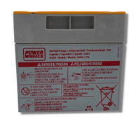 Power Wheels 12V Battery Orange Top for Hurricane and Many Other Fisher-Price 00801-1776 - Battery World