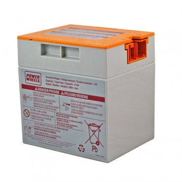 Power Wheels 12V Battery Orange Top for Hurricane and Many Other Fisher-Price 00801-1776