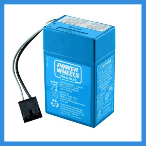 Power Wheels Blue Battery 6v 00801-1868 - Battery World