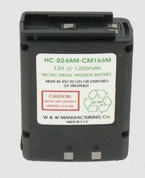 Radio Battery 12v 600mah Battery Pack WWH CM 166 WWH-HNN9018A - Battery World