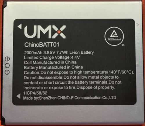 Replacement Battery ChinoBaTT01 For UMX Unimax U683CL U693CL 2000mAh 3.85V