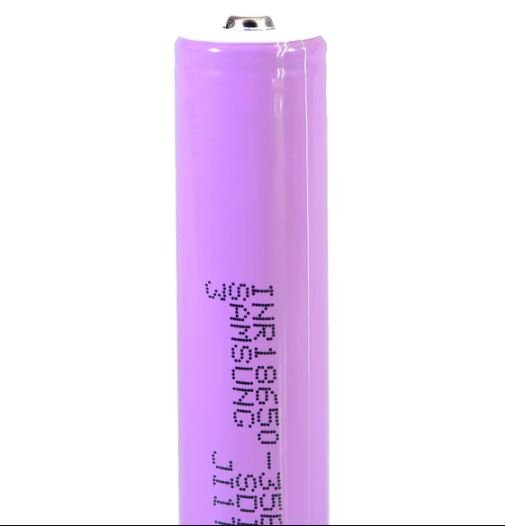 Samsung 35E 18650 INR 3500mAh 8A -Protected Button Top INR Battery - Battery World