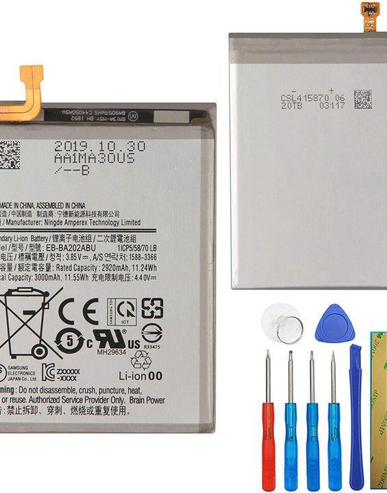 Samsung a10e Replacement  Battery with Replacement Tools