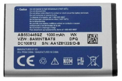 Samsung AB553446GZ Replacement Battery for U620 U430 U410 Gusto 2 II U365