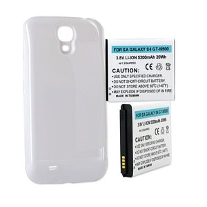 Samsung Galaxy S4 Battery With White Cover