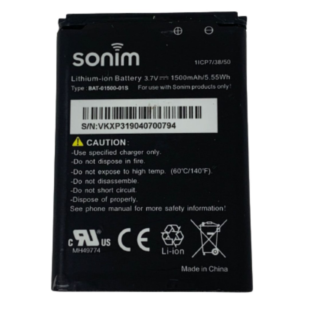 Sonim XP3 Battery BAT-01500-01S For XP3800 Replacement Part Original - Battery World