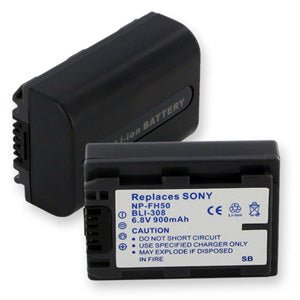 Sony Np-Fh50 Li-ion 900mAh Battery - Battery World