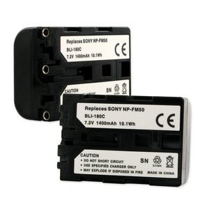 Sony Np Fm50 7.2V 1400mAh Battery - Battery World