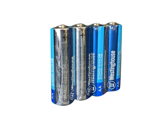 Standard AA Batteries - 4 Pack - AA Alkaline Batteries -Bulk