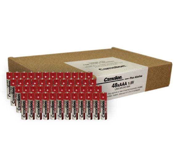 Standard AAA Batteries - 48 Pack