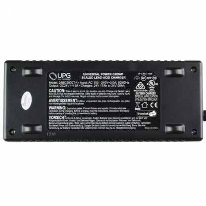 UPG Universal (Scooter) Charger 24v 5a - Battery World