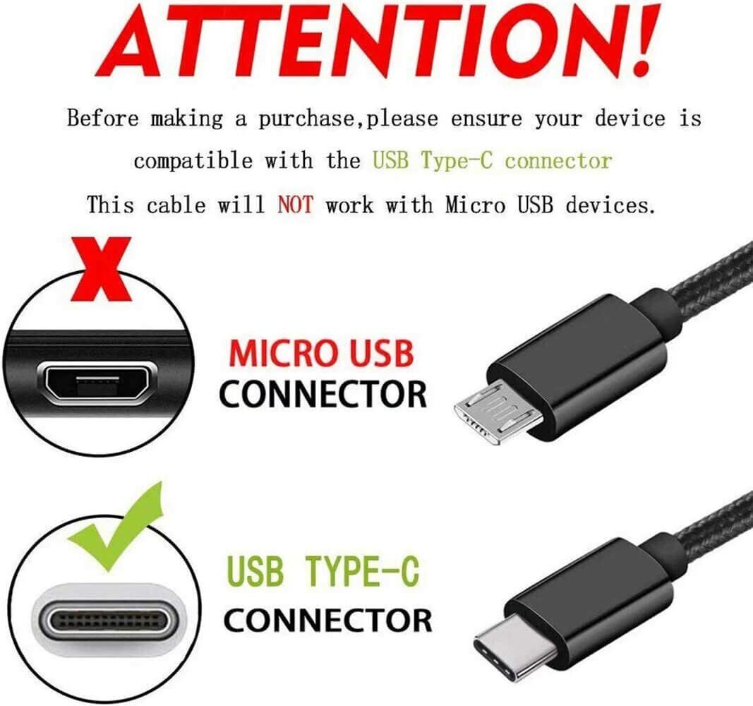 USCB-C Super Fast Wall Charger+6FT Cable For Samsung Galaxy S20 S21 S22 - Battery World