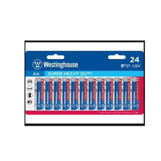 Wholesale 24 Pack AA Batteries Extra Heavy Duty 1.5v - Battery World