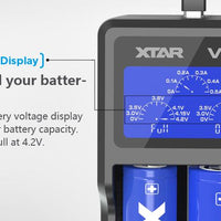 Xtar Vc2 2 Slot Digital Battery Charger