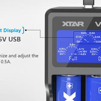 Xtar Vc2 2 Slot Digital Battery Charger