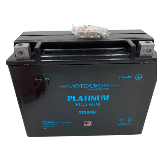 YTX24HL-BS Yuasa Battery Replacement: Motocross Platinum AGM - Battery World