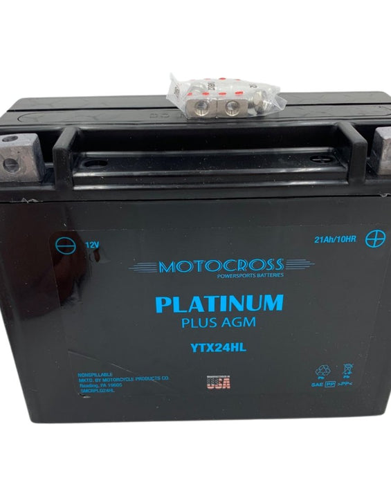 YTX24HL-BS Yuasa Battery Replacement: Motocross Platinum AGM