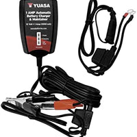 Yuasa 12v 1 Amp Automatic Battery Charger & Maintainer - Battery World