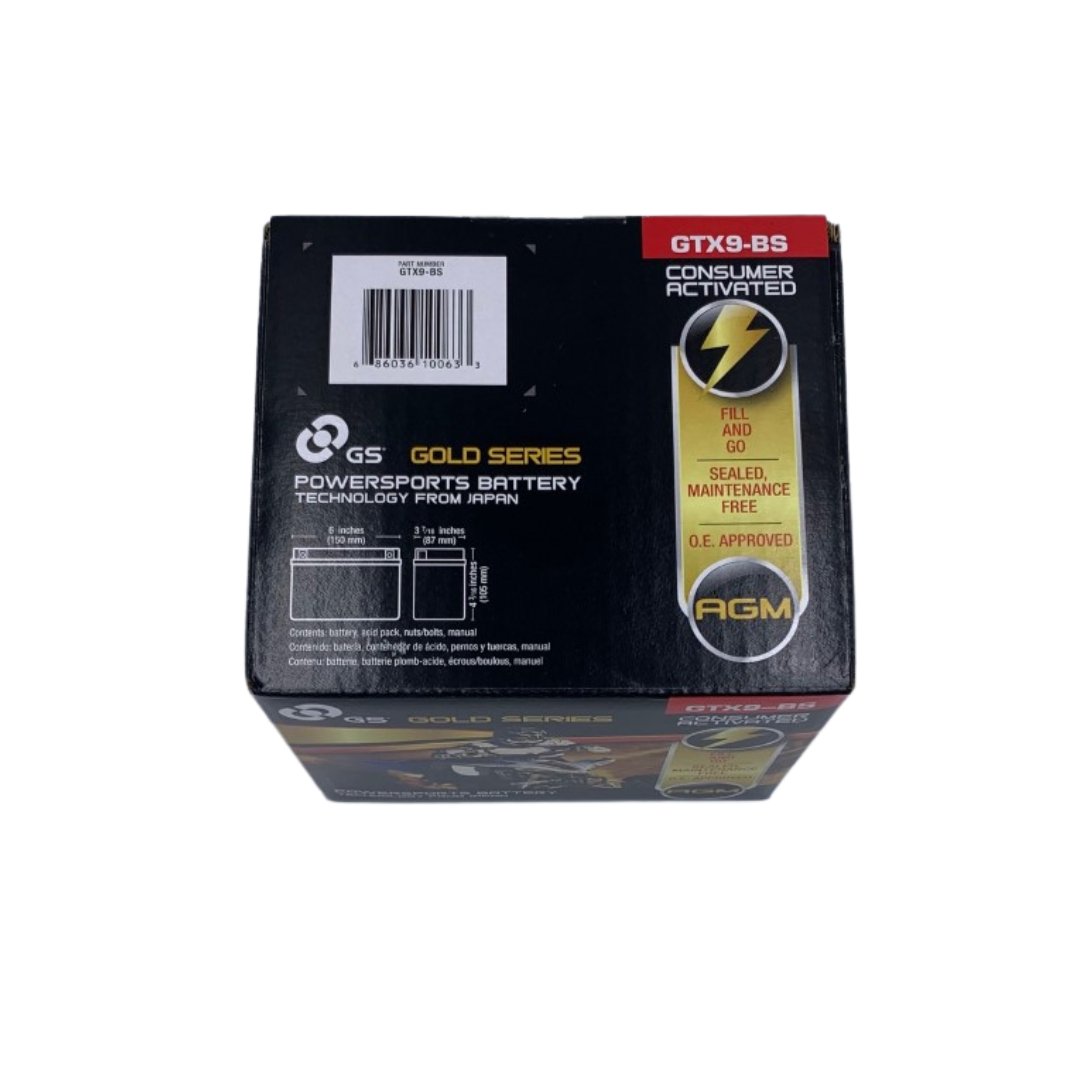 Yuasa YTX9-BS Battery Replacement GTX9-BS - Battery World