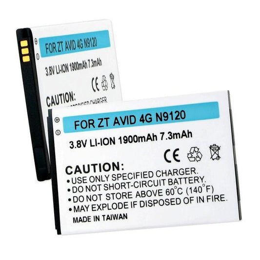 Zte Avid 4G N9120 3.7V 1600Mah Li-Ion Battery BLI-1318-1.9 - Battery World