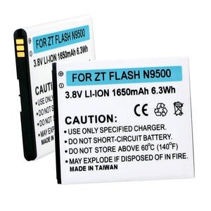 Zte Flash N9500 3.7V 1650Mah Li-Ion Battery - Battery World