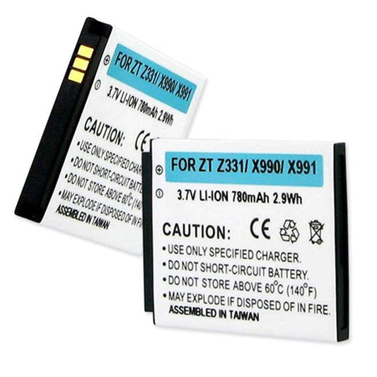 Zte Z331 3.7V 780Mah Li-Ion Battery BLI-1312-.8 - Battery World