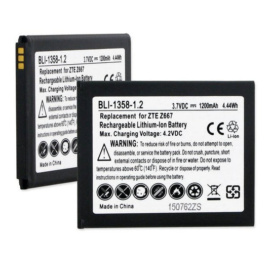 Zte Z667 3.7V 1200Mah Li-Ion Battery - Battery World